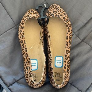 Leopard Print Flats